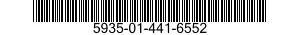 5935-01-441-6552 CONNECTOR,RECEPTACLE,ELECTRICAL 5935014416552 014416552