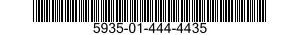 5935-01-444-4435 CONNECTOR,RECEPTACLE,ELECTRICAL 5935014444435 014444435