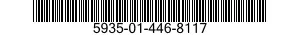 5935-01-446-8117 SOCKET,PLUG-IN ELECTRONIC COMPONENTS 5935014468117 014468117