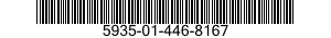 5935-01-446-8167 SOCKET,PLUG-IN ELECTRONIC COMPONENTS 5935014468167 014468167