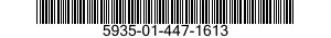 5935-01-447-1613 SOCKET ASSEMBLY,PLUG-IN ELECTRONIC COMPONENTS 5935014471613 014471613