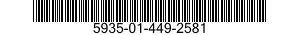 5935-01-449-2581 CONNECTOR,RECEPTACLE,ELECTRICAL 5935014492581 014492581