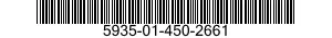5935-01-450-2661 CONNECTOR,PLUG,ELECTRICAL 5935014502661 014502661