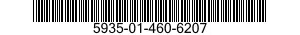 5935-01-460-6207 CONNECTOR,PLUG,ELECTRICAL 5935014606207 014606207