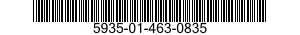 5935-01-463-0835 CONNECTOR,PLUG,ELECTRICAL 5935014630835 014630835