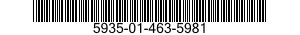 5935-01-463-5981 CONNECTOR,PLUG,ELECTRICAL 5935014635981 014635981