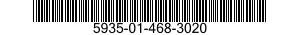 5935-01-468-3020 INSERT,ELECTRICAL CONNECTOR 5935014683020 014683020