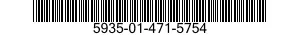 5935-01-471-5754 CONNECTOR,RECEPTACLE,ELECTRICAL 5935014715754 014715754