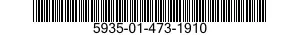5935-01-473-1910 CONNECTOR,PLUG,ELECTRICAL 5935014731910 014731910