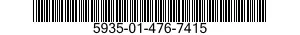 5935-01-476-7415 SHELL,ELECTRICAL CONNECTOR 5935014767415 014767415