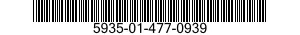 5935-01-477-0939 SOCKET,PLUG-IN ELECTRONIC COMPONENTS 5935014770939 014770939