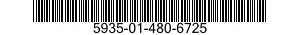5935-01-480-6725 BACKSHELL,DUMMY CONNECTOR 5935014806725 014806725