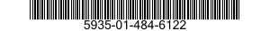 5935-01-484-6122 SOCKET,PLUG-IN ELECTRONIC COMPONENTS 5935014846122 014846122