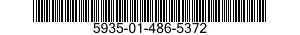 5935-01-486-5372 SOCKET,PLUG-IN ELECTRONIC COMPONENTS 5935014865372 014865372
