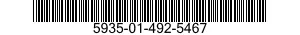 5935-01-492-5467 CONNECTOR,RECEPTACLE,ELECTRICAL 5935014925467 014925467