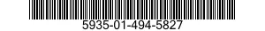 5935-01-494-5827 GUARD,ELECTRICAL CONNECTOR 5935014945827 014945827