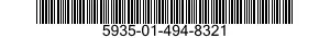 5935-01-494-8321 ADAPTER,CONNECTOR 5935014948321 014948321