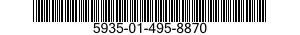 5935-01-495-8870 ADAPTER,ELECTRICAL PLUG,QUICK DISCONNECT 5935014958870 014958870