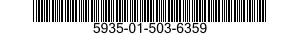 5935-01-503-6359 SOCKET,PLUG-IN ELECTRONIC COMPONENTS 5935015036359 015036359
