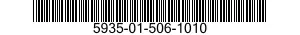 5935-01-506-1010 CONNECTOR,RECEPTACLE,ELECTRICAL 5935015061010 015061010
