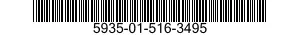 5935-01-516-3495 CONNECTOR,PLUG,ELECTRICAL 5935015163495 015163495