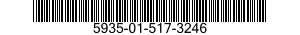 5935-01-517-3246 SOCKET,PLUG-IN ELECTRONIC COMPONENTS 5935015173246 015173246
