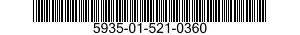 5935-01-521-0360 PLATE,RETAINING,ELECTRICAL CONNECTOR 5935015210360 015210360