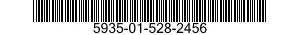 5935-01-528-2456 CONNECTOR,PLUG,ELECTRICAL 5935015282456 015282456