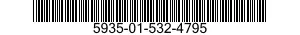5935-01-532-4795 SOCKET,PLUG-IN ELECTRONIC COMPONENTS 5935015324795 015324795