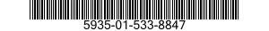 5935-01-533-8847 CONNECTOR,RECEPTACLE,ELECTRICAL 5935015338847 015338847