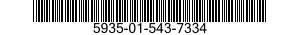 5935-01-543-7334 CONNECTOR,PLUG,ELECTRICAL 5935015437334 015437334
