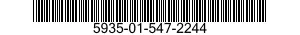 5935-01-547-2244 PLATE,RETAINING,ELECTRICAL CONNECTOR 5935015472244 015472244