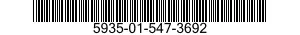 5935-01-547-3692 BACKSHELL,ELECTRICAL CONNECTOR 5935015473692 015473692