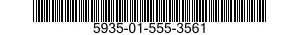 5935-01-555-3561 COVER,SOCKET PLUG-IN ELECTRONIC COMPONENT 5935015553561 015553561