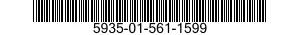 5935-01-561-1599 CONNECTOR ASSEMBLY,ELECTRICAL 5935015611599 015611599