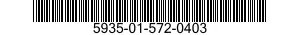 5935-01-572-0403 BACKSHELL,ELECTRICAL CONNECTOR 5935015720403 015720403