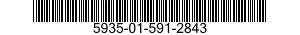 5935-01-591-2843 RJ-45 MODULAR PLUG 5935015912843 015912843