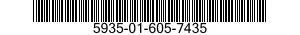 5935-01-605-7435 CONNECTOR,PLUG,ELECTRICAL 5935016057435 016057435