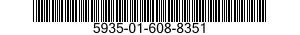 5935-01-608-8351 CONNECTOR,RECEPTACLE,ELECTRICAL 5935016088351 016088351