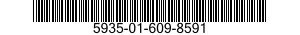 5935-01-609-8591 CONNECTOR BODY,RECEPTACLE,ELECTRICAL 5935016098591 016098591