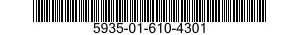 5935-01-610-4301 COVER,ELECTRICAL CONNECTOR 5935016104301 016104301