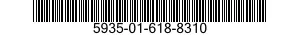 5935-01-618-8310 CONNECTOR,MODULAR PLUG,ELECTRICAL 5935016188310 016188310