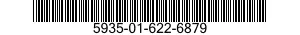 5935-01-622-6879 CONNECTOR,BULKHEAD,ELECTRICAL 5935016226879 016226879