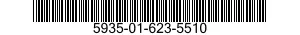 5935-01-623-5510 BACKSHELL,ELECTRICAL CONNECTOR 5935016235510 016235510