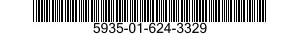 5935-01-624-3329 CONNECTOR,PLUG,ELECTRICAL 5935016243329 016243329