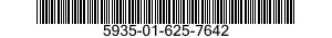 5935-01-625-7642 CONNECTOR,BULKHEAD,ELECTRICAL 5935016257642 016257642