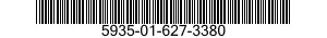 5935-01-627-3380 CONNECTOR,BULKHEAD,ELECTRICAL 5935016273380 016273380