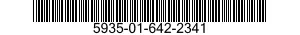 5935-01-642-2341 CONNECTOR,PLUG,ELECTRICAL 5935016422341 016422341