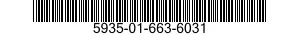 5935-01-663-6031 CONNECTOR,PLUG,ELECTRICAL 5935016636031 016636031