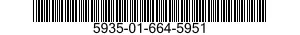 5935-01-664-5951 CONNECTOR,RECEPTACLE,ELECTRICAL 5935016645951 016645951